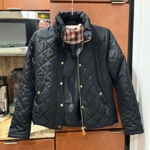 Black Coat with Elbow Pads